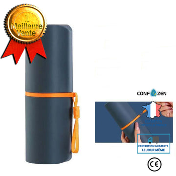 Ensemble de boîte de rangement de brosse à dents de voyage tasse de brosse à dents portable tasse de lavage de voyage boîte d